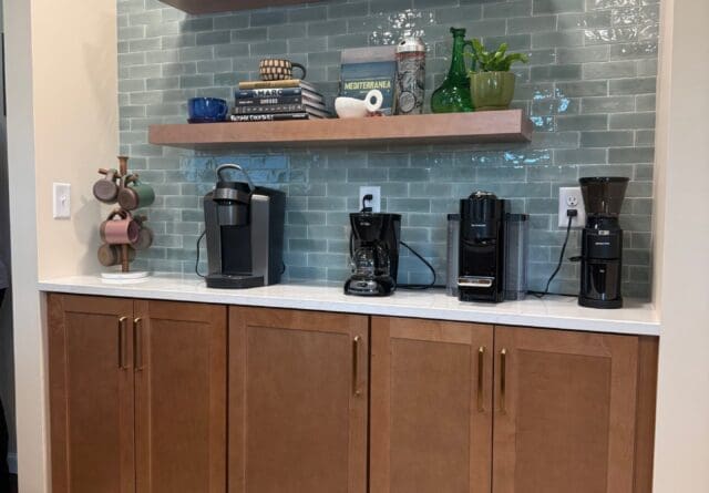 Modern Kitchen Beverage Or Coffee Station Kitchen Remodel in East Petersburg, PA by Kitchen Encounters project photo 2